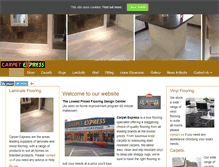 Tablet Screenshot of carpetexpressuk.com